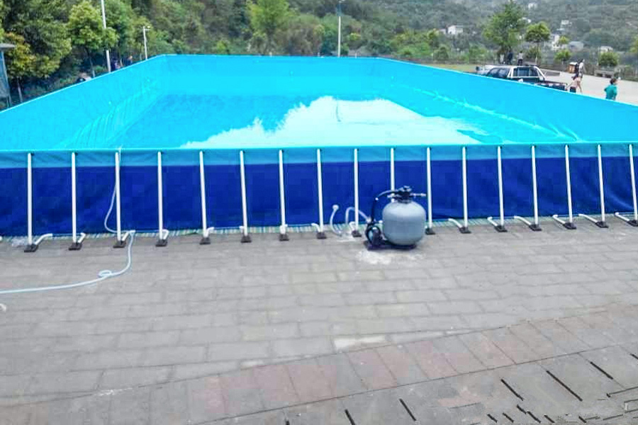 Unitarp Above Ground Swimming Pool Cover Infällbar Pool Markduk PVC Pool Duk